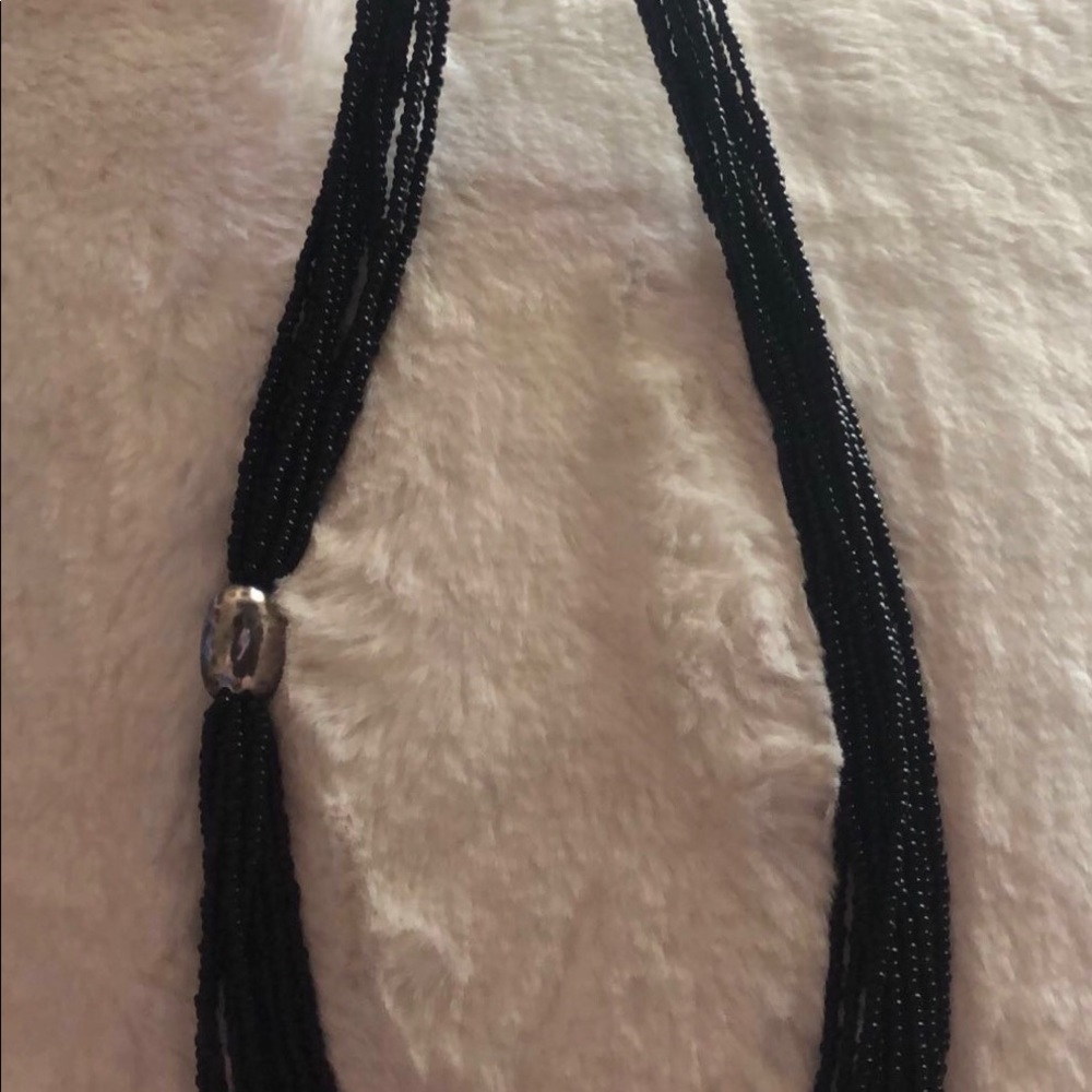 Silpada Black Multi-Strand Neckland.
